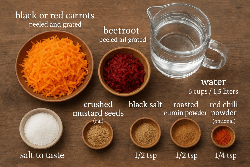 How to make traditional Gajar Beetroot Kanji 